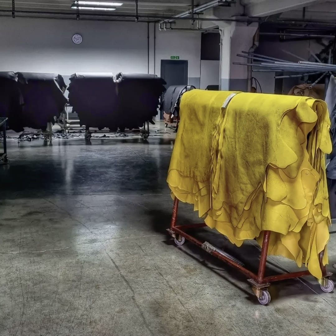 Pieles amarillas y oscuras en las instalaciones de GONCA DERİ